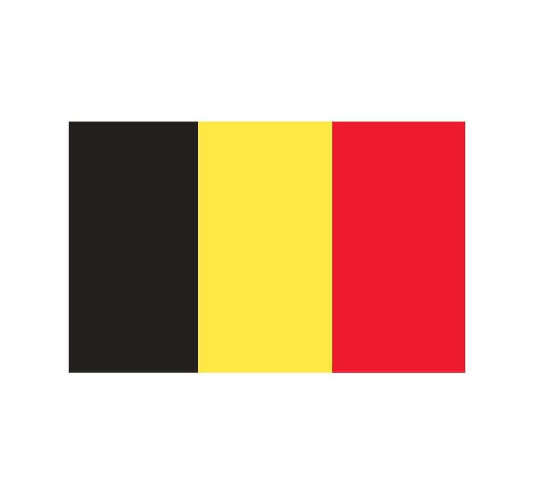 belgische flagge. Vektorillustration eps10 vektor