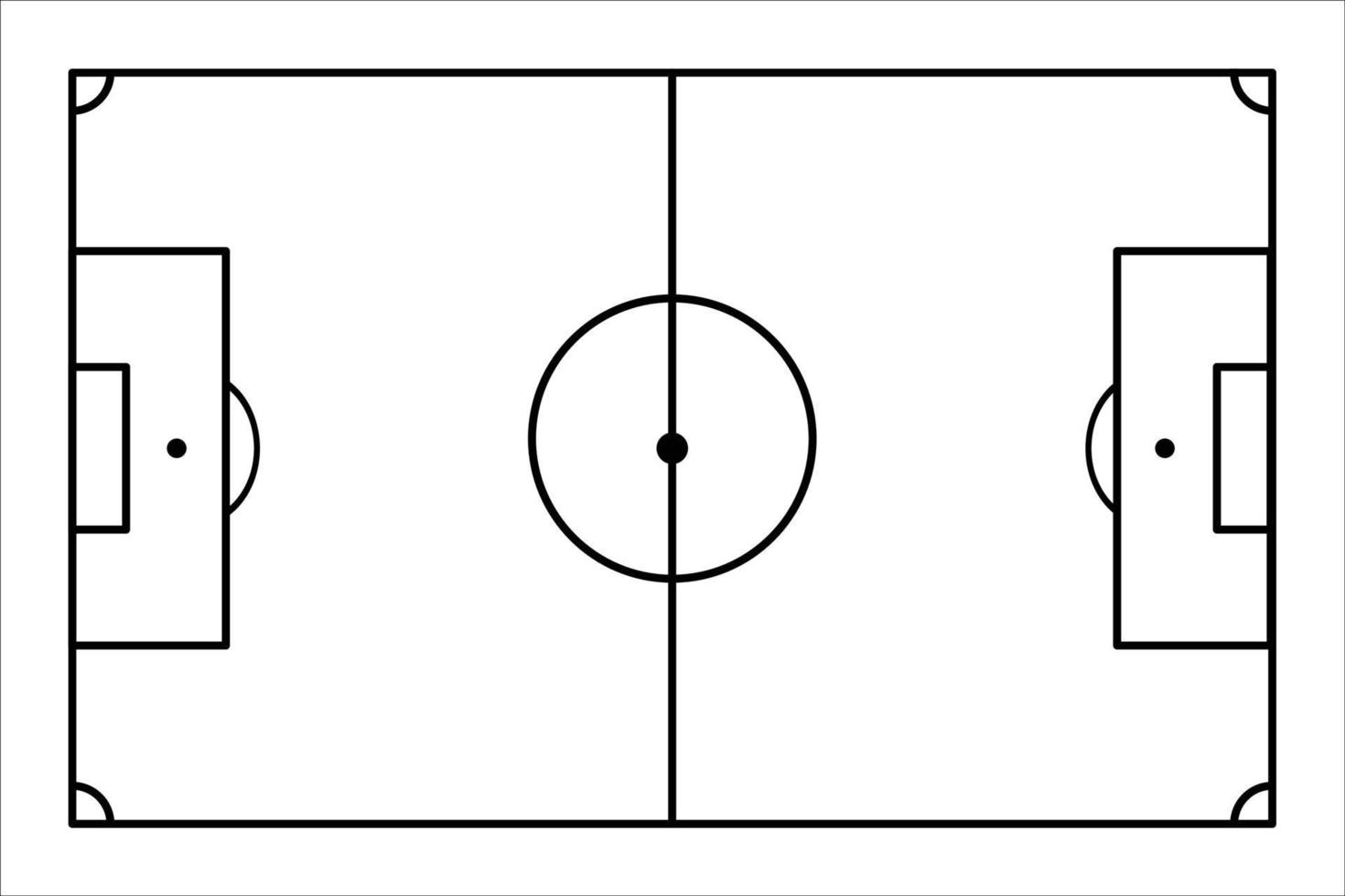 fotbollsplan, fotbollsplan bakgrund. vektor