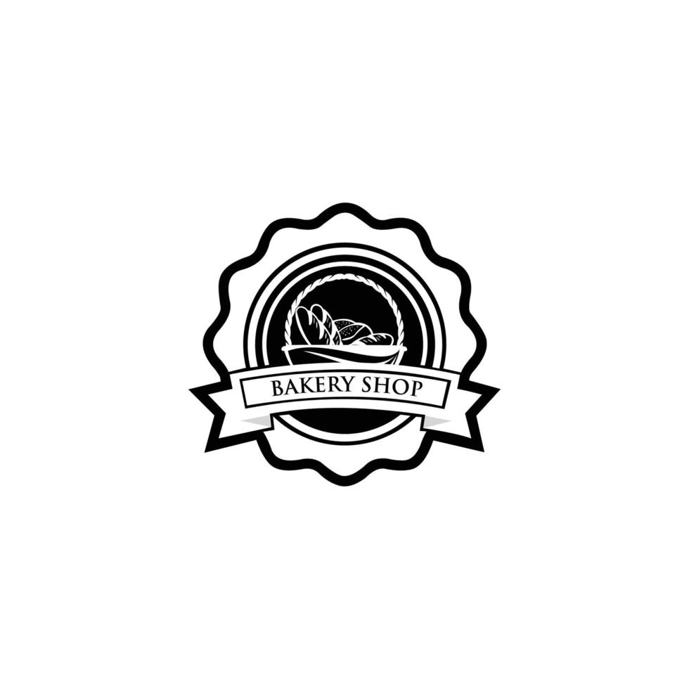 Bäckerei-Logo Premium-Qualität. perfekt für Speisekarten, Karten, Blogs, Banner, Flyer etc vektor