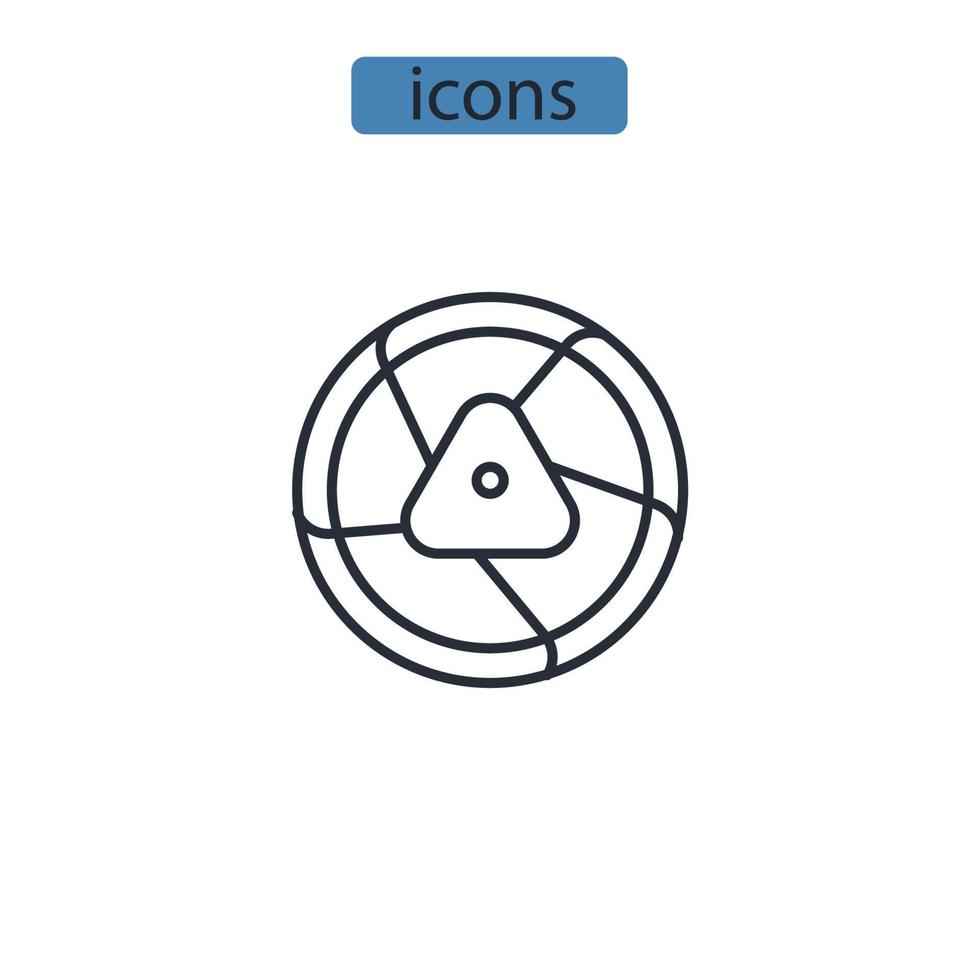 boll ikoner symbol vektorelement för infographic webben vektor