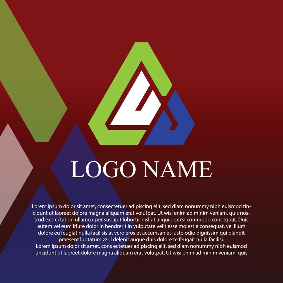 cud letter monogram design logo illustration, vektor monogram logotyp som är perfekt för affärer, varumärke, varumärke, enkel, lyx.