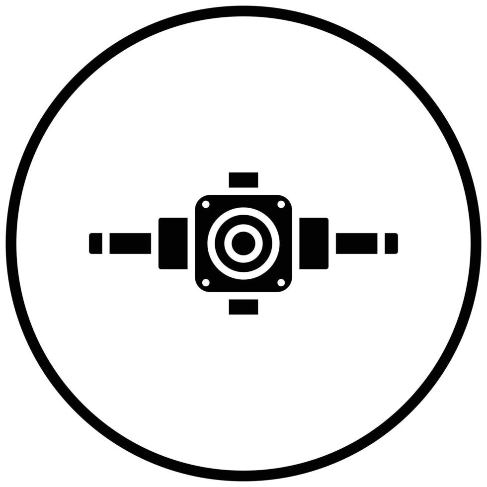Scheinwerfer-Icon-Stil vektor