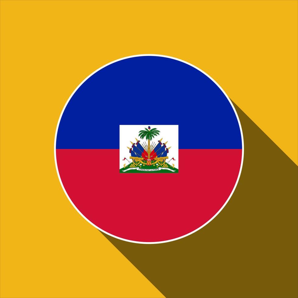 Land haiti. Haiti-Flagge. Vektor-Illustration. vektor
