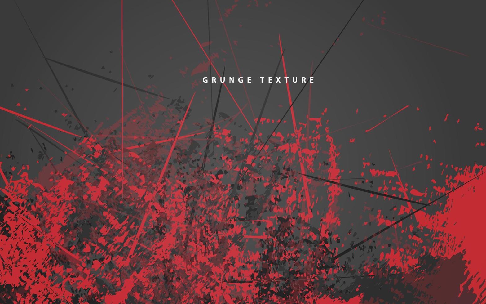 abstrakte Grunge-Textur schwarz-roter Hintergrund Vektor