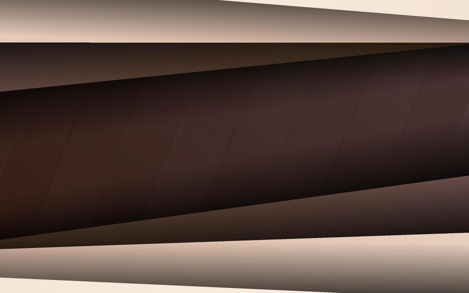 abstrakt överlappande lager brun bakcground vektor