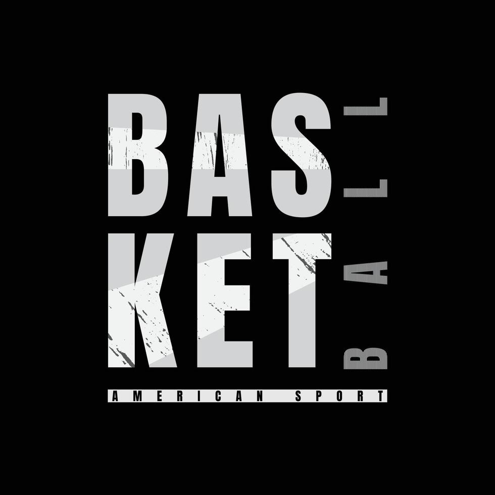 Basketball-T-Shirt und Bekleidungsdesign vektor