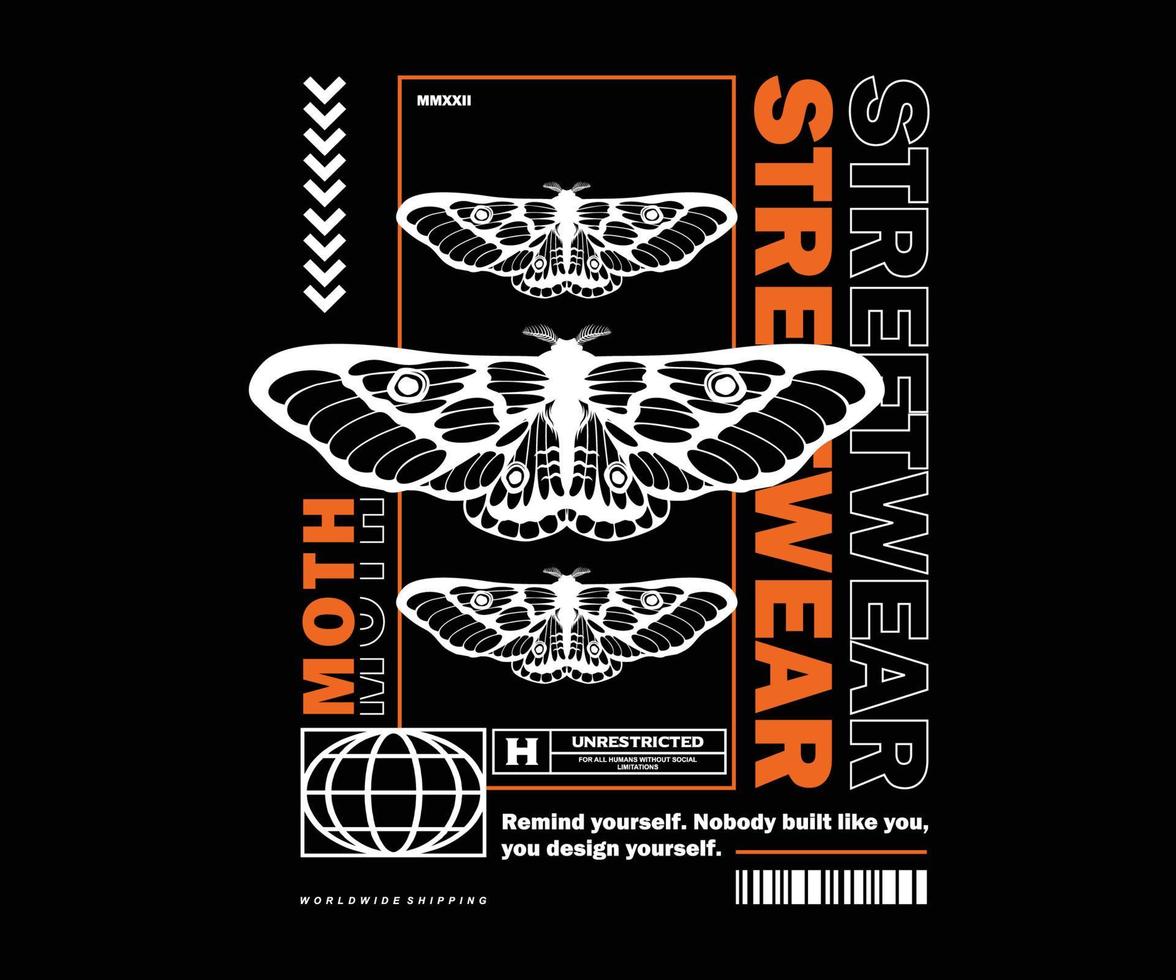 futuristisk screentryck t-shirtdesign, vektorgrafik, typografisk affisch eller t-shirts street wear och urban stil vektor