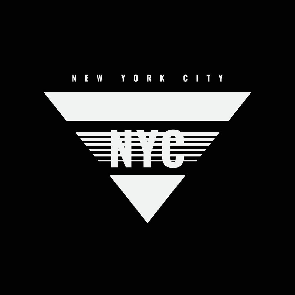 new york city typografi vektor t-shirt design