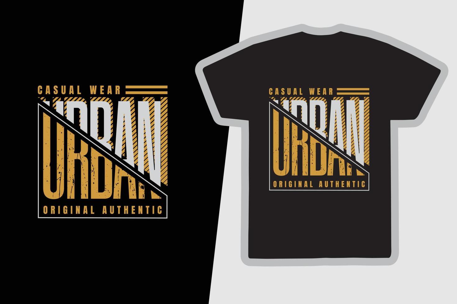 urbanes T-Shirt- und Bekleidungsdesign vektor