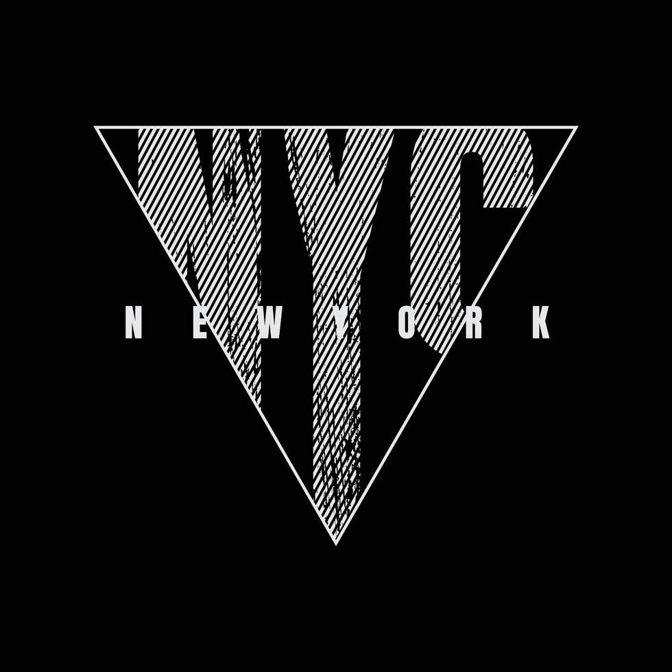 new york city typografi vektor t-shirt design