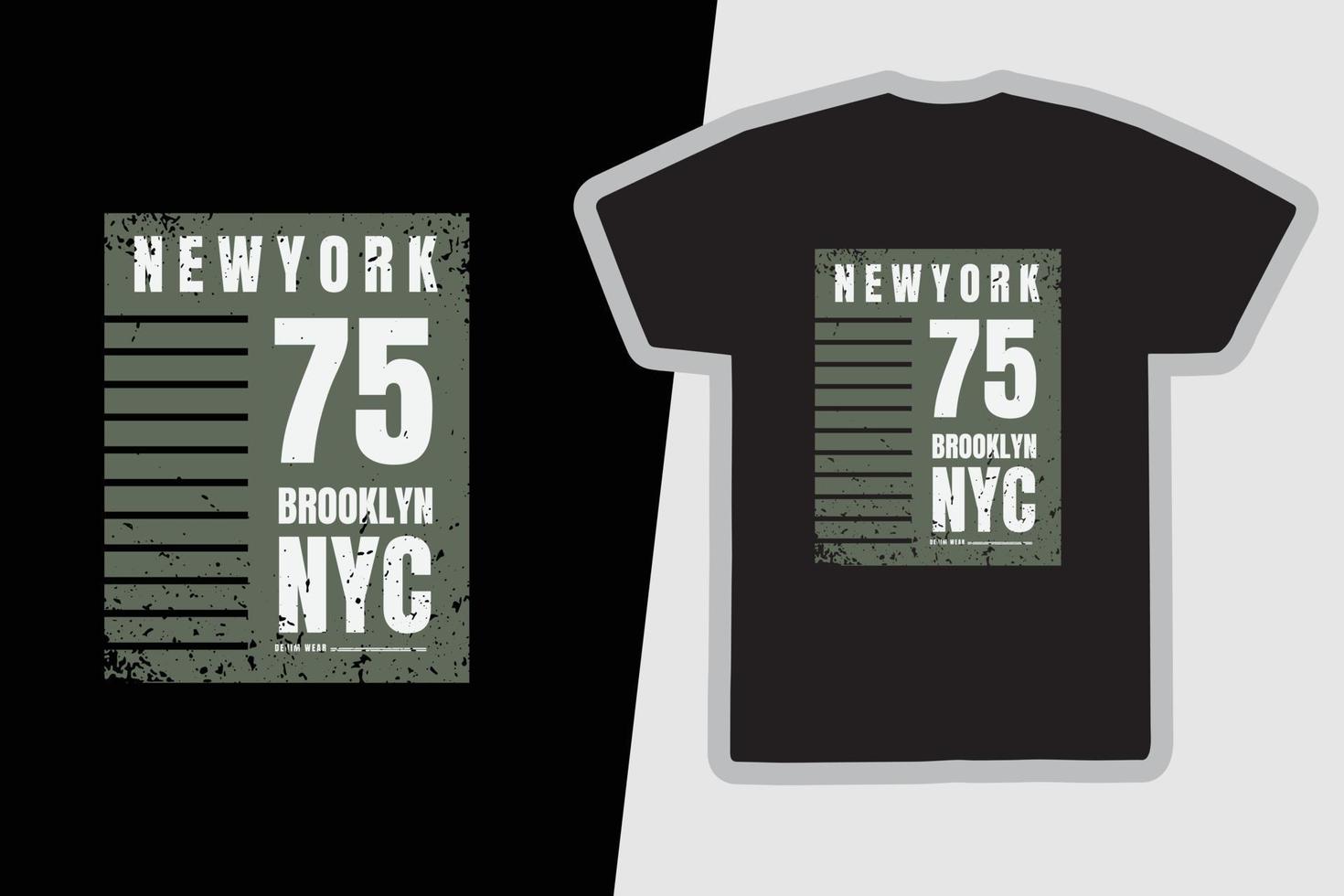 new york city illustration typografi vektor t-shirt design