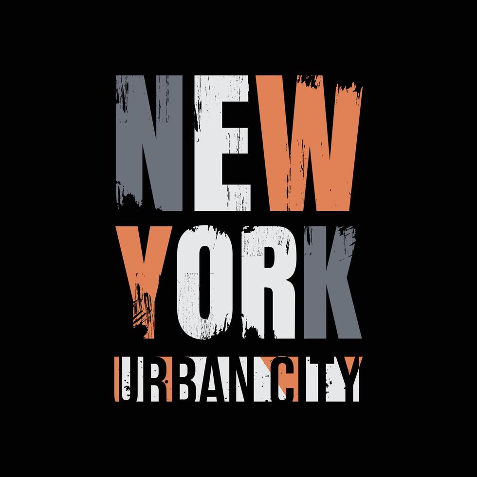 new york city typografi vektor t-shirt design