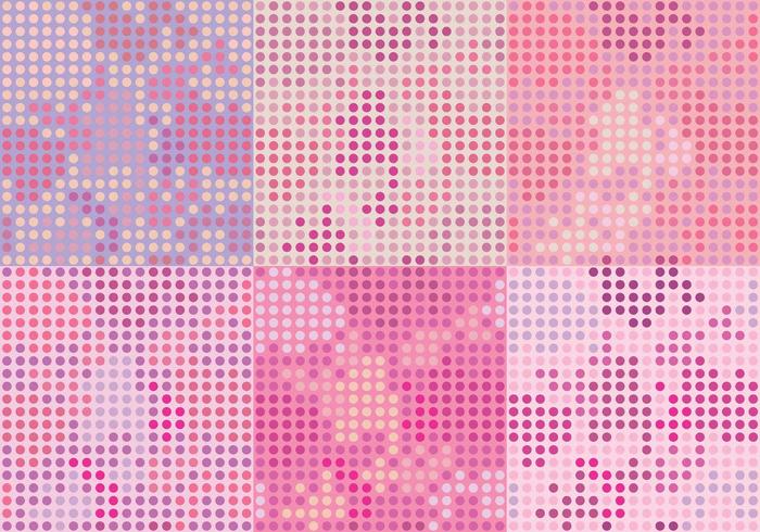 Pattern Pink Camo Vektoren