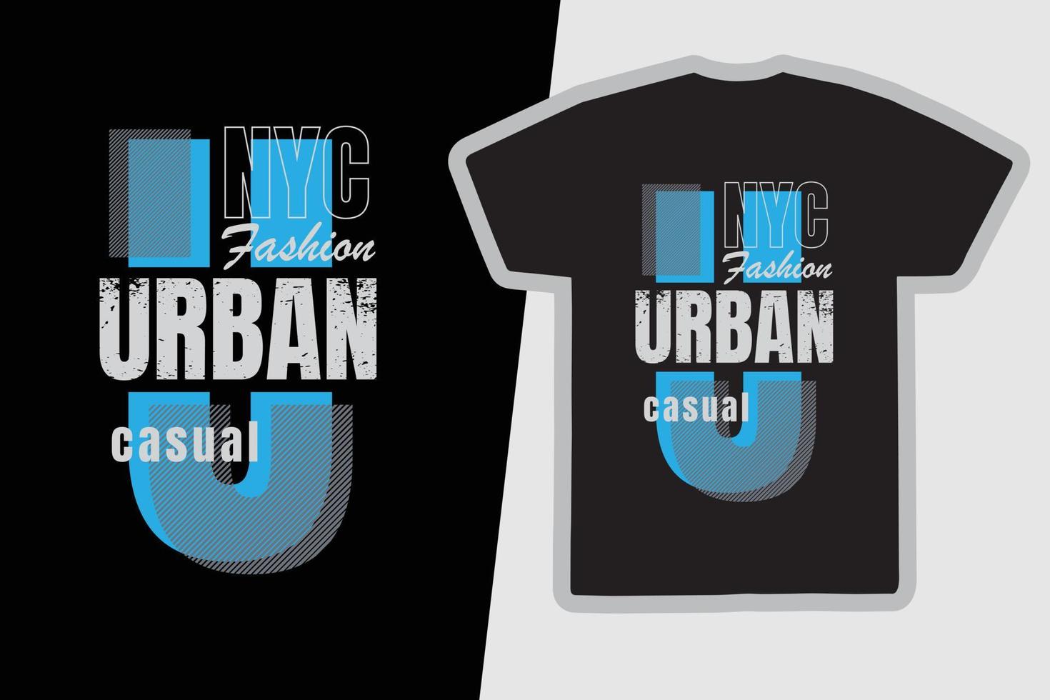 urbanes T-Shirt- und Bekleidungsdesign vektor