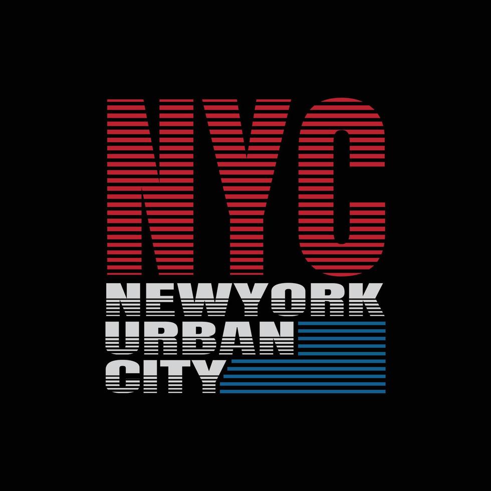 New York Brooklyn T-Shirt und Bekleidungsdesign vektor