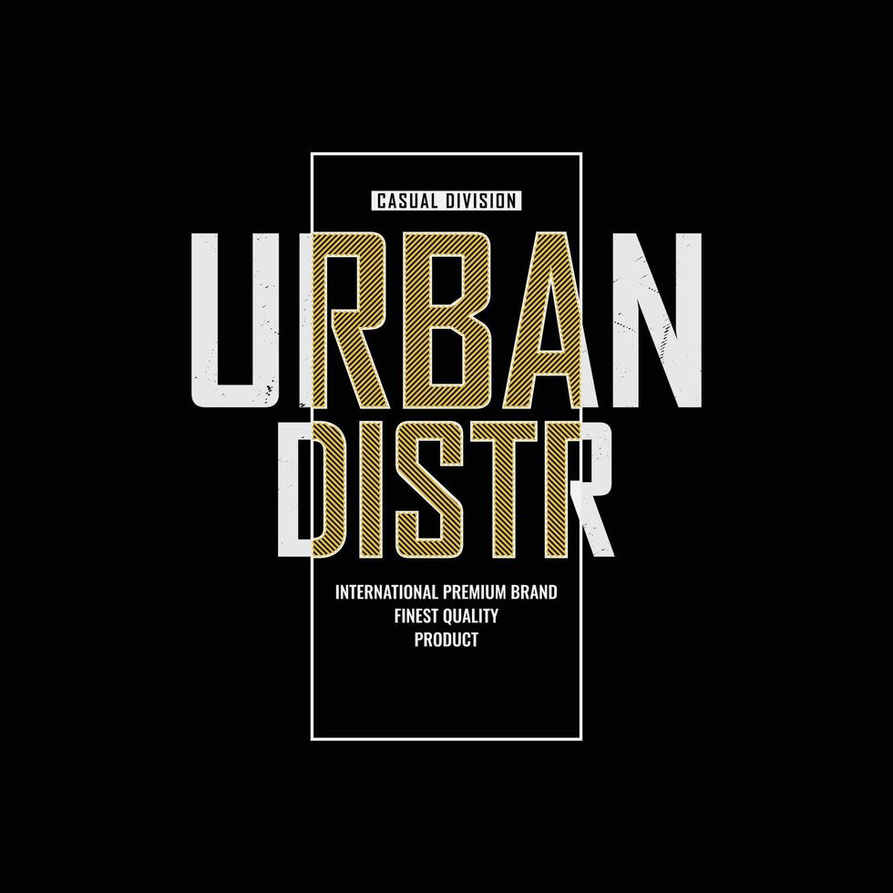 urbanes T-Shirt- und Bekleidungsdesign vektor