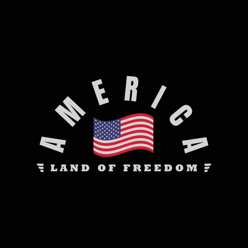 amerika illustration typografie. perfekt für T-Shirt-Design vektor