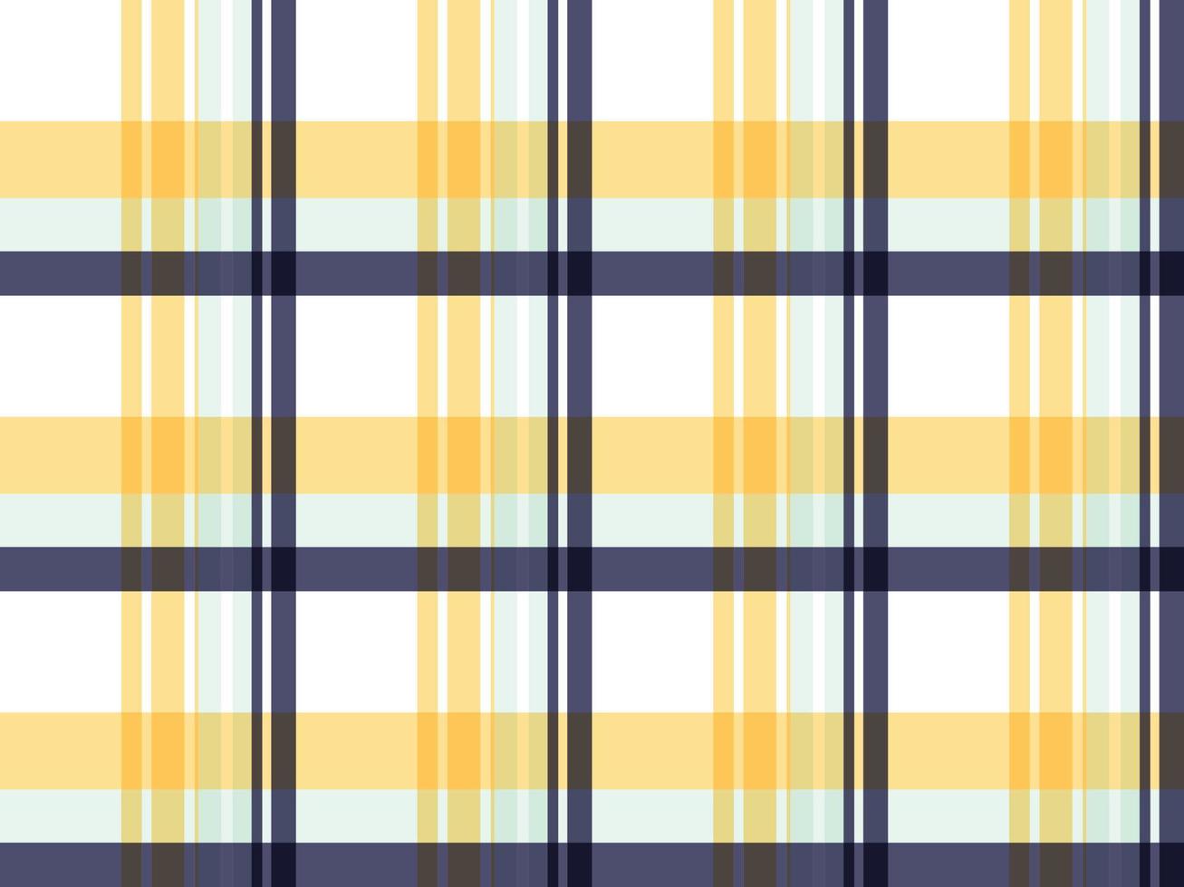 Madras-Karo Happy Seamless Pattern Pastellfarbe Ein Muster mit bunten Streifen unterschiedlicher Dicke, die sich kreuzen, um ungleichmäßige Karos zu erzeugen. Wird normalerweise für Hemden verwendet. vektor