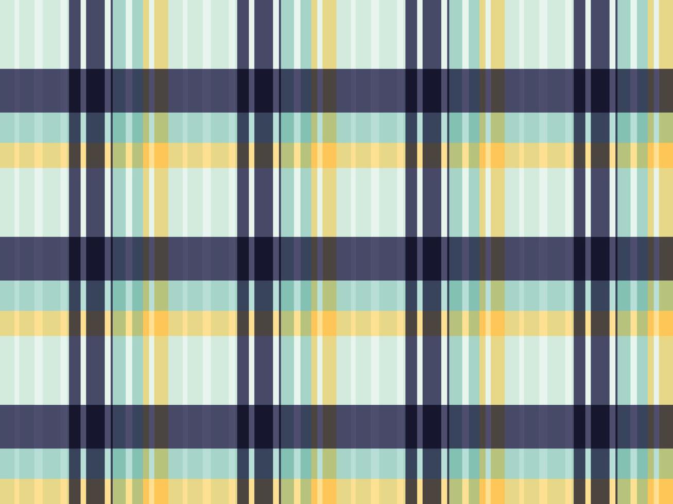 Kariertes Madras-Design Abstrakte Pastellfarbe Ein Muster mit bunten Streifen unterschiedlicher Dicke, die sich kreuzen, um ungleichmäßige Karos zu erzeugen. Wird normalerweise für Hemden verwendet. vektor