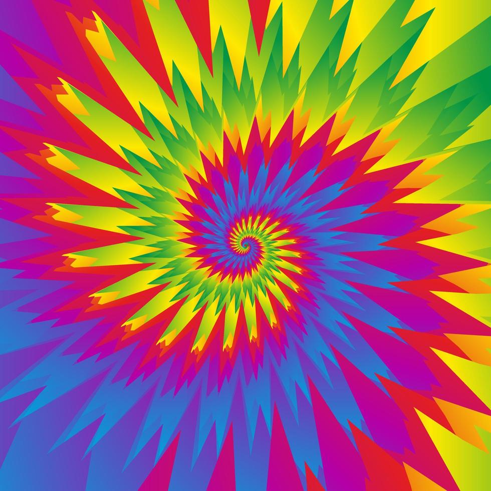 abstrakt regnbåge swirl bakgrund. tie dye mönster. vektor