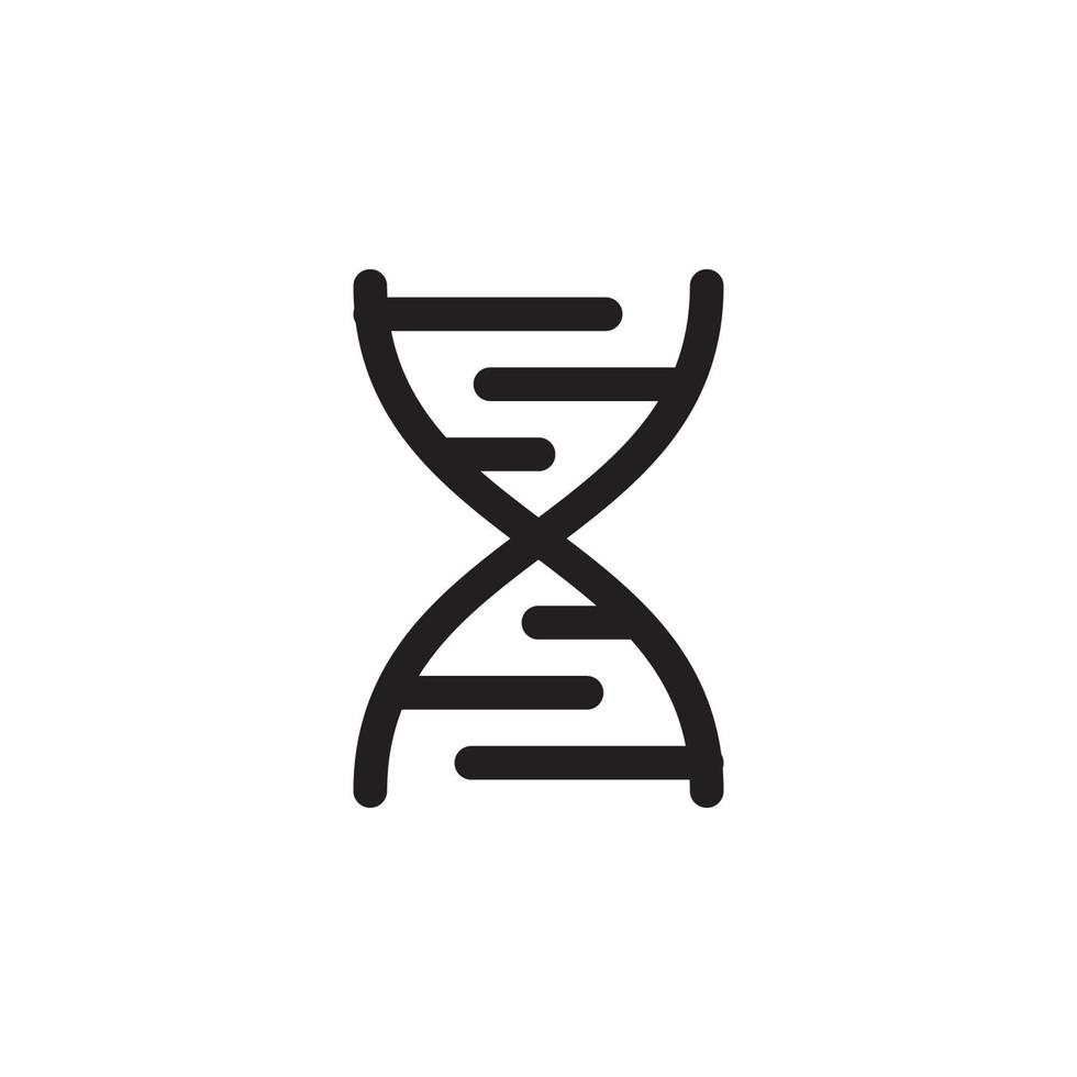 DNA-ikonen eps 10 vektor