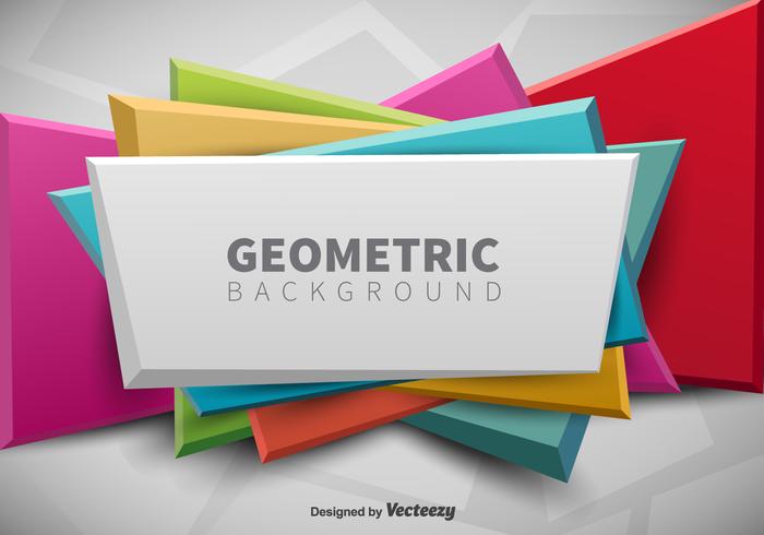 Geometrisk Banner vektor