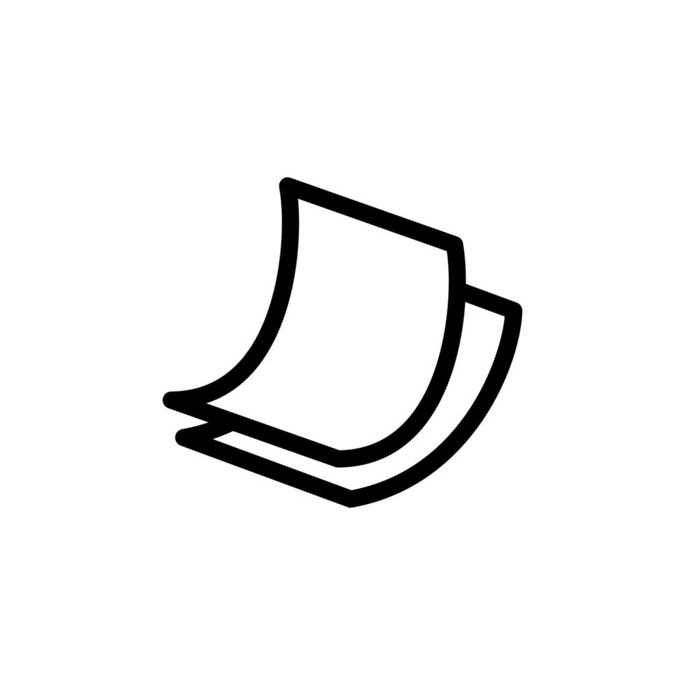 Papiersymbol eps 10 vektor