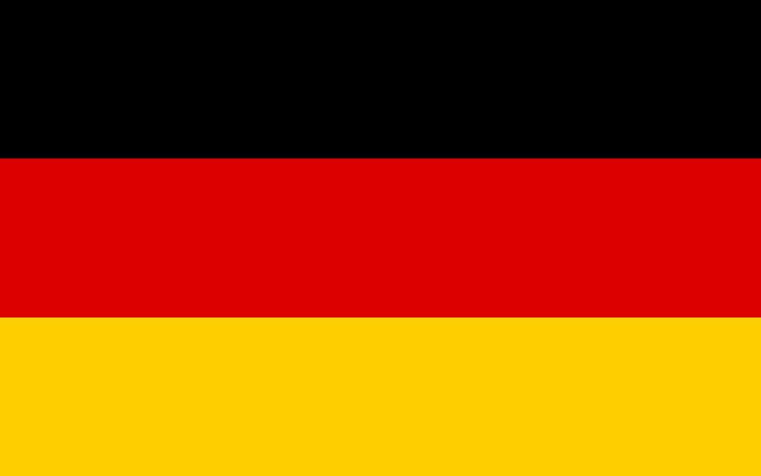 Flagge von Deutschland. vektor