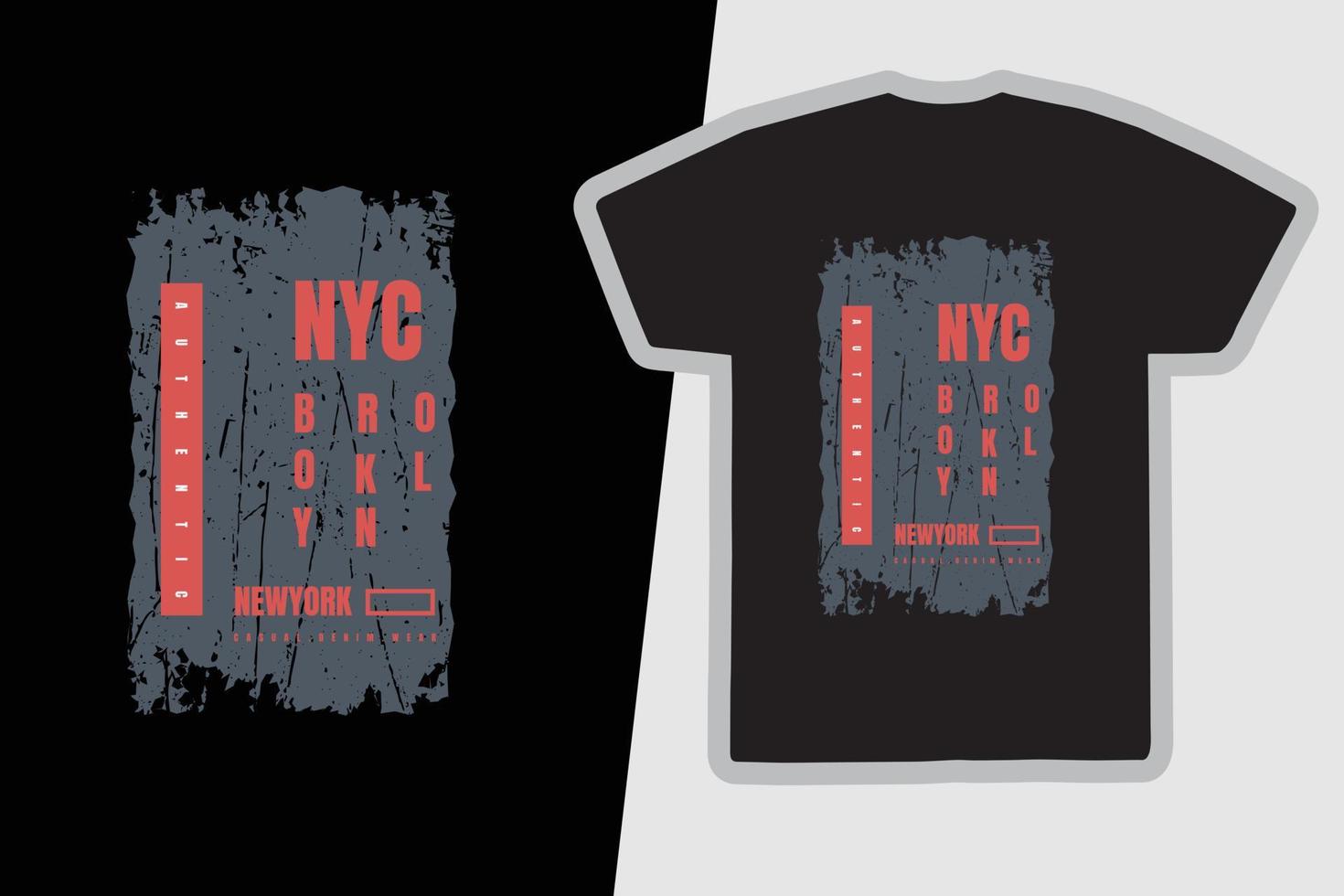 New York City Illustration Typografie Vektor T-Shirt Design