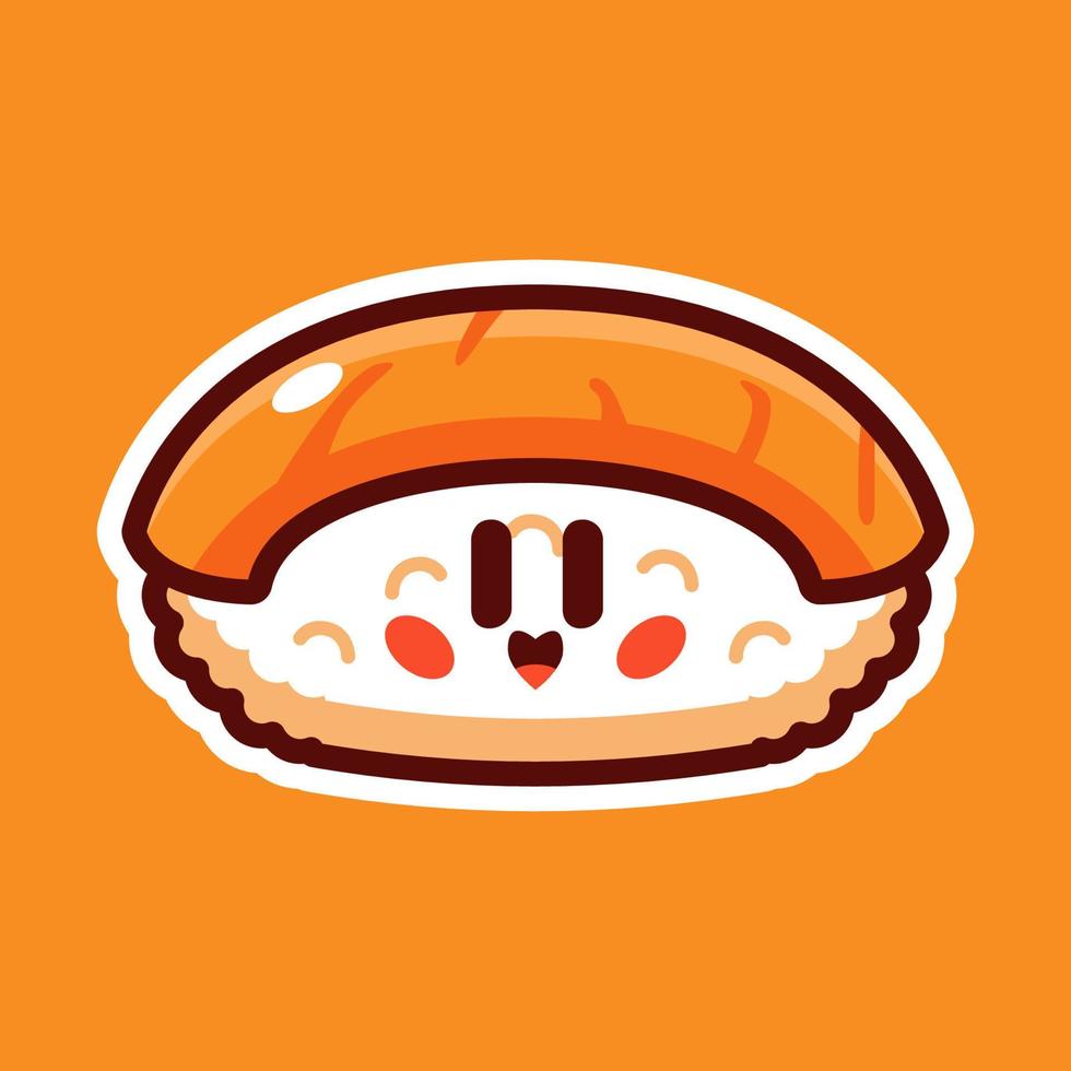 Tamago-Sushi-Cartoon-Vektorillustration vektor