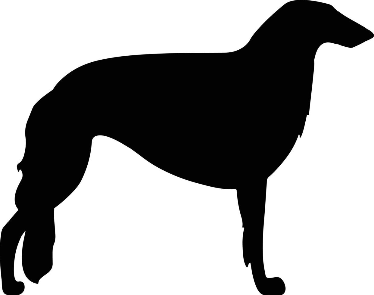 Hundesilhouette, Hundevektor vektor