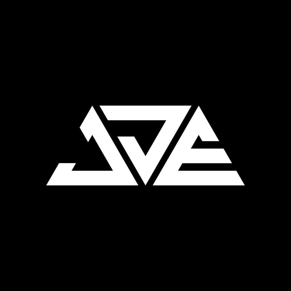 jje Dreiecksbuchstaben-Logo-Design mit Dreiecksform. Jje-Dreieck-Logo-Design-Monogramm. Jje-Dreieck-Vektor-Logo-Vorlage mit roter Farbe. jje dreieckiges Logo einfaches, elegantes und luxuriöses Logo. jje vektor