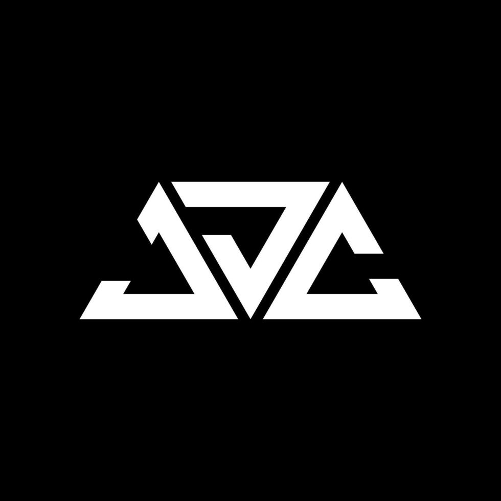 jjc Dreiecksbuchstaben-Logo-Design mit Dreiecksform. JJC-Dreieck-Logo-Design-Monogramm. JJC-Dreieck-Vektor-Logo-Vorlage mit roter Farbe. jjc dreieckiges Logo einfaches, elegantes und luxuriöses Logo. jjc vektor