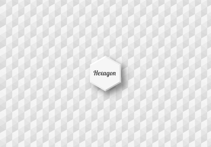 Gratis sömlös hexagon vektor