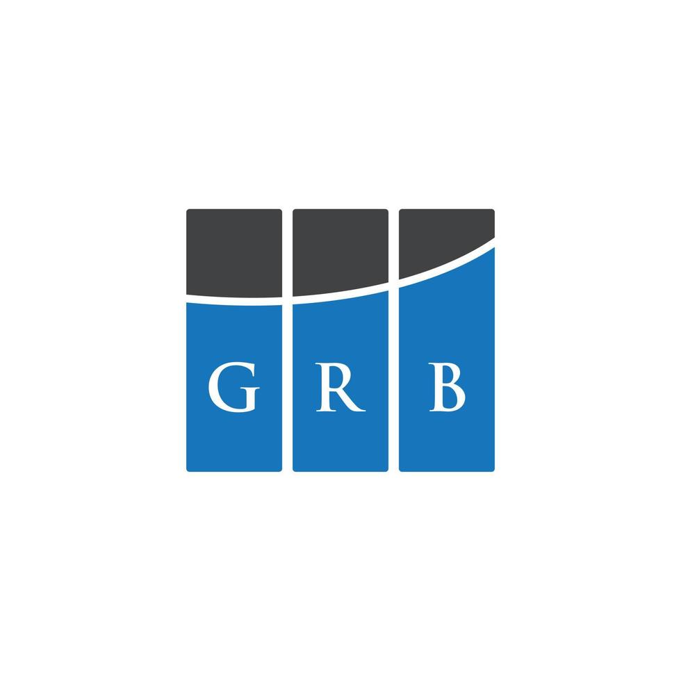 gb-brief-logo-design auf weißem hintergrund. grb kreative Initialen schreiben Logo-Konzept. grb Briefgestaltung. vektor