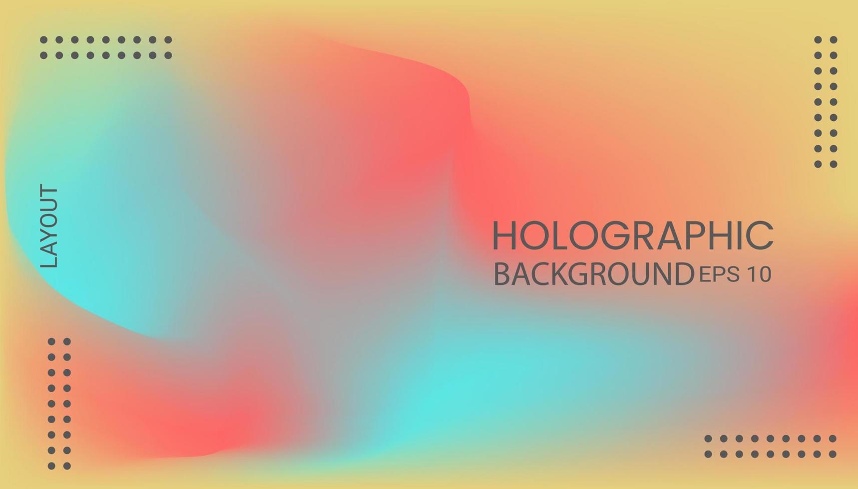 holografischer abstrakter hintergrund vektor