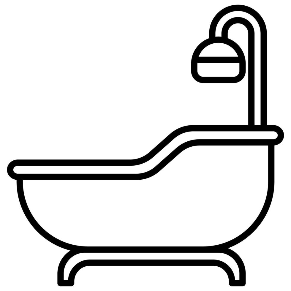 Duschsymbol mit transparentem Hintergrund vektor