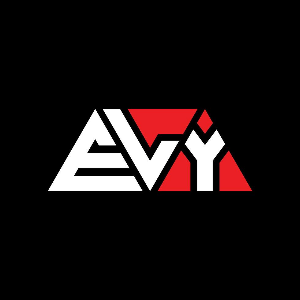 Ely-Dreieck-Buchstaben-Logo-Design mit Dreiecksform. Ely-Dreieck-Logo-Design-Monogramm. Ely-Dreieck-Vektor-Logo-Vorlage mit roter Farbe. ely dreieckiges Logo einfaches, elegantes und luxuriöses Logo. ely vektor