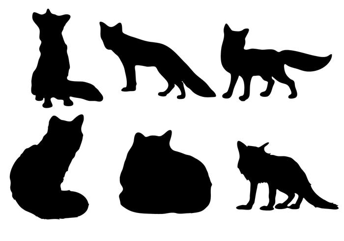 Gratis Fox Silhouette Vector