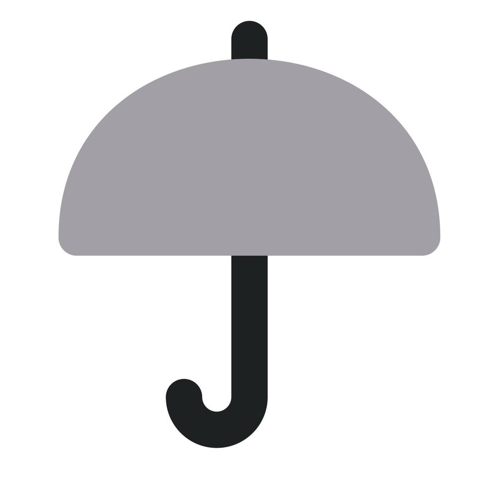 Regenschirm zweifarbiges Symbol vektor