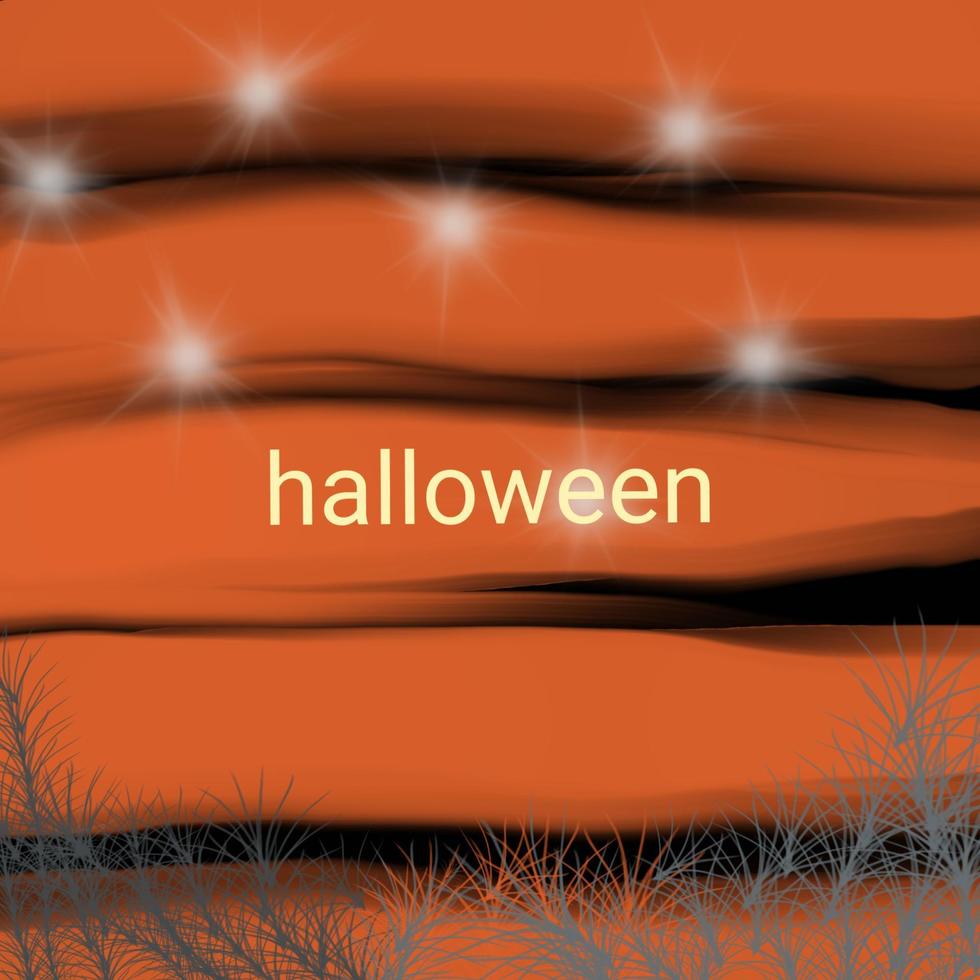 schöner, fröhlicher, fröhlicher und heller halloween-hintergrund, vektorillustration vektor