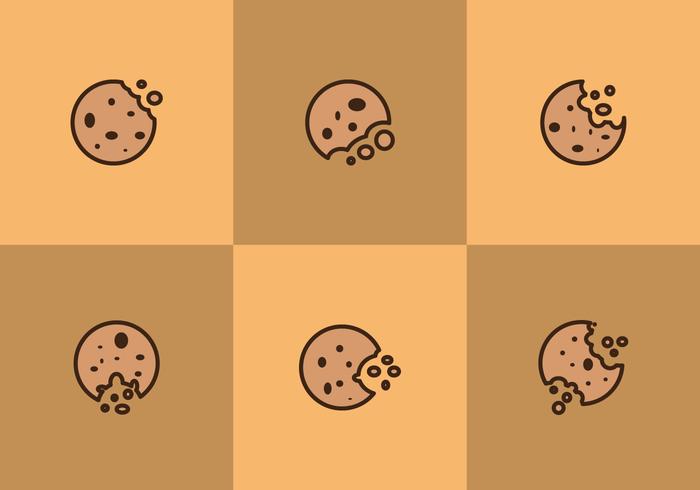 Gratis Bitten Cookies Vektorer
