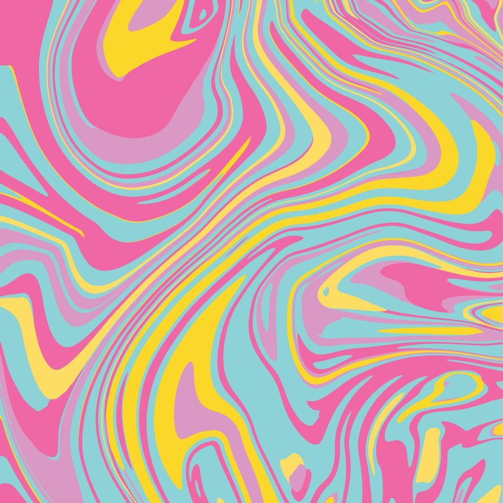 flüssiger Hintergrund. flüssige Marmorstruktur. abstrakter Hintergrund. psychedelischer Hintergrund vektor