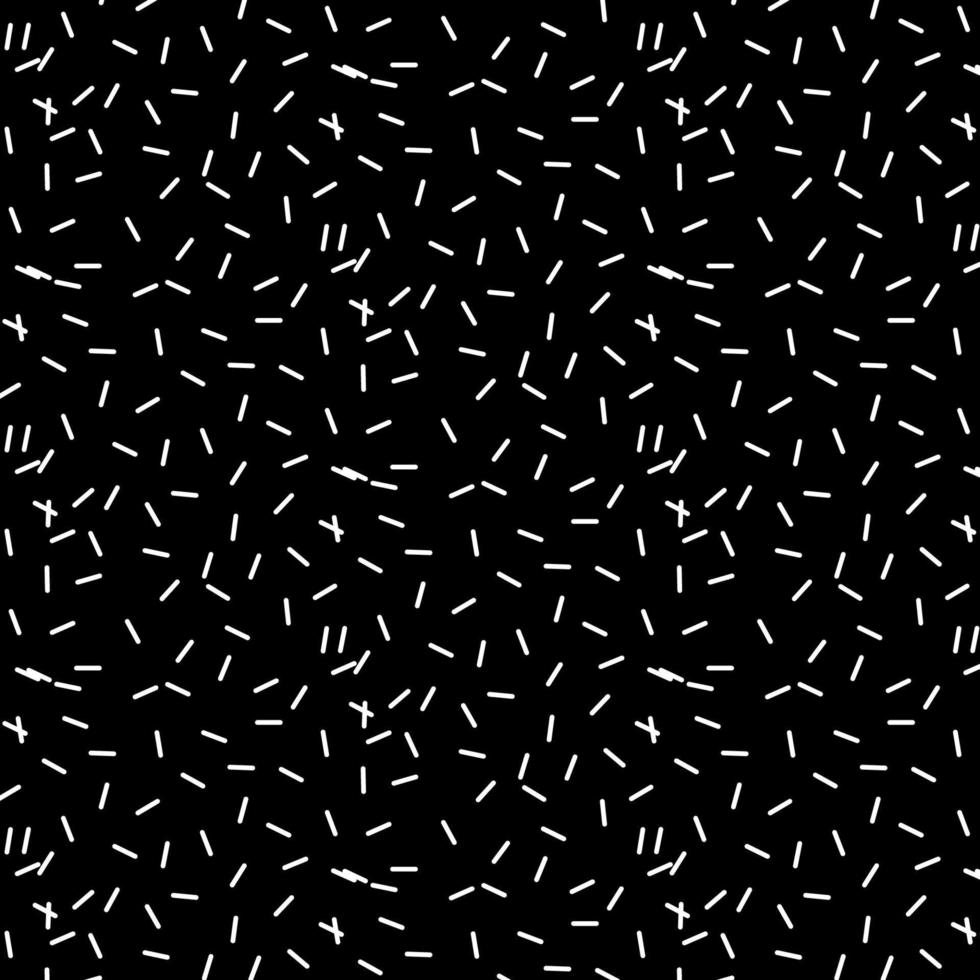 zen konst doodle utsmyckade abstrakt bakgrund. handritad vit på svarta linjära segment. kreativ zenart monokrom textur. slumpmässig upprepa kaotisk zentangle ytdesign. vektor eps illustration