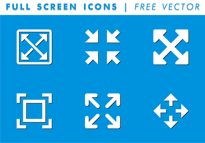 Vollbild-Icons Free Vector
