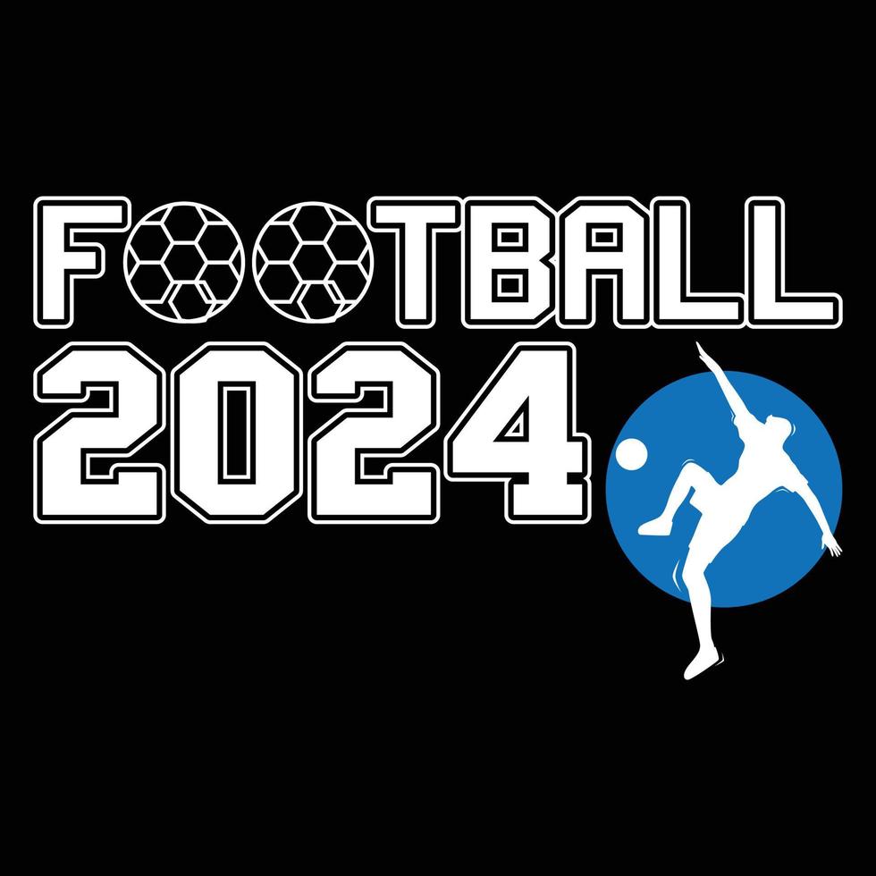 fotboll t-shirt design vektor