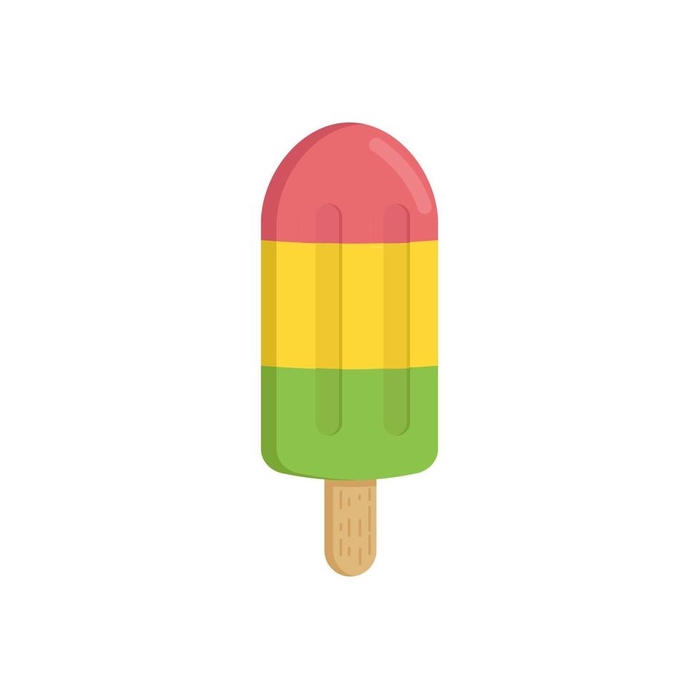 Stick-Eis-Illustration isoliert auf weißem Hintergrund. vektor