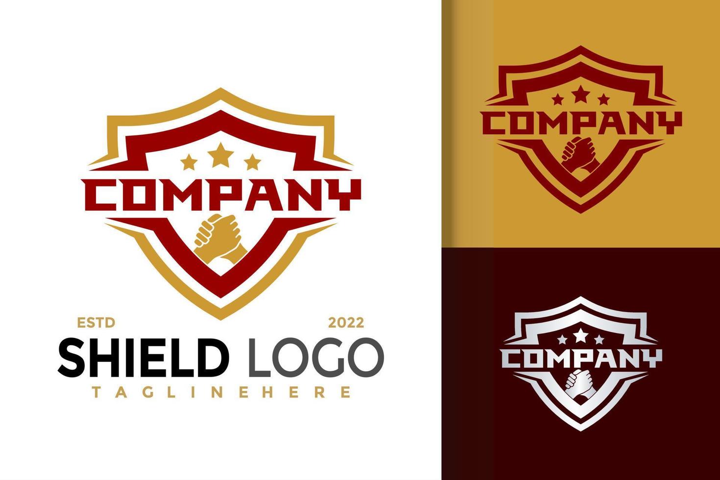 shield guardian logotypdesign, varumärkesidentitet logotyper vektor, modern logotyp, logotyp design vektor illustration mall