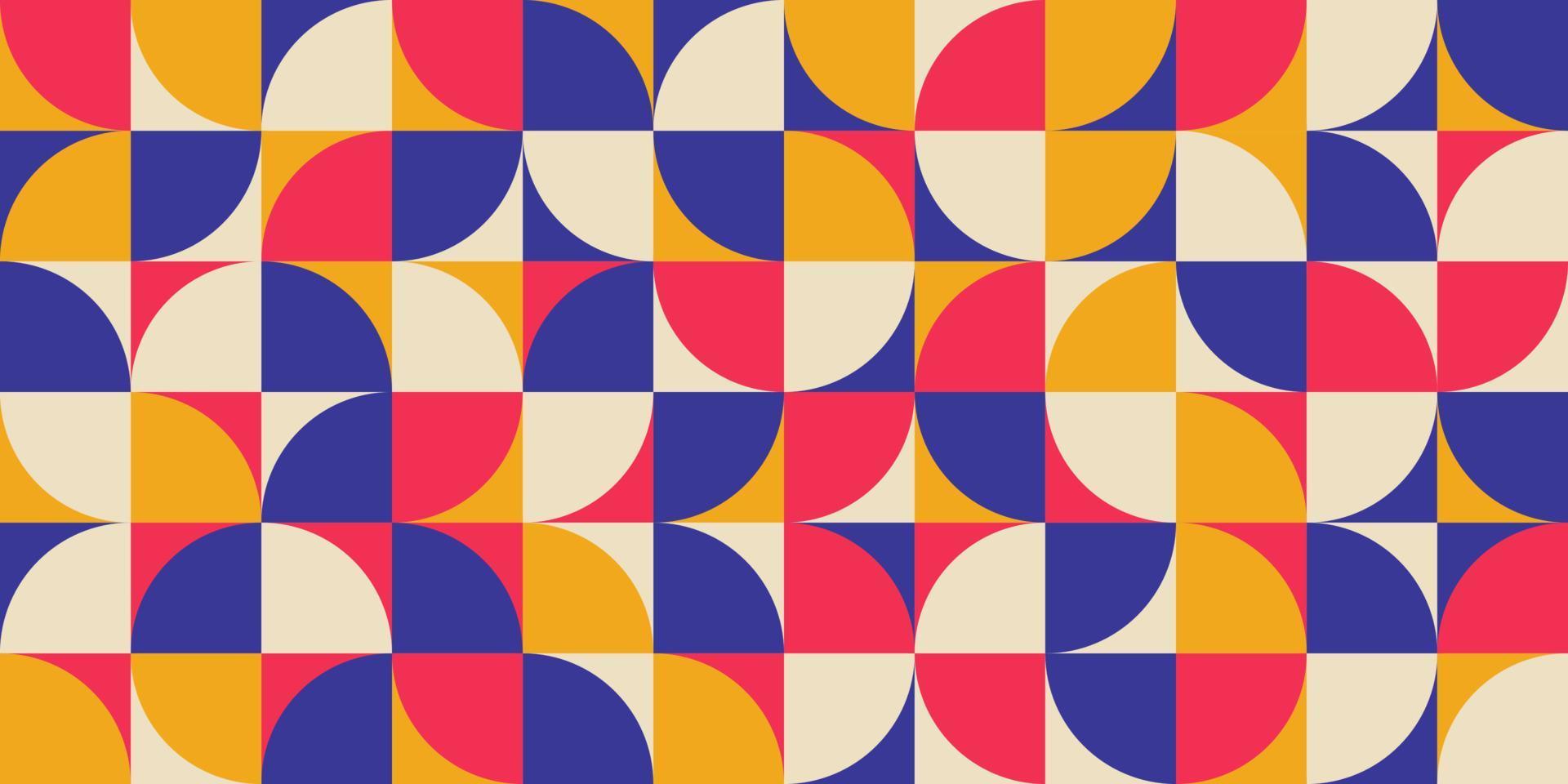 Geometrie minimalistische Kompositionsvorlage. design für banner, flyer, druck, poster, tapete, stoff. abstrakt geometrisch. Vektor-Illustration. vektor