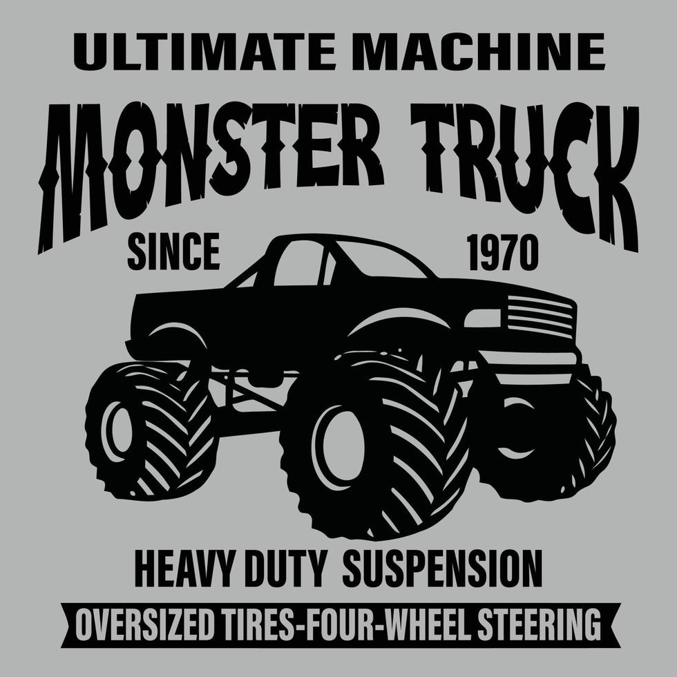 ultimativer Maschinen-Monstertruck vektor